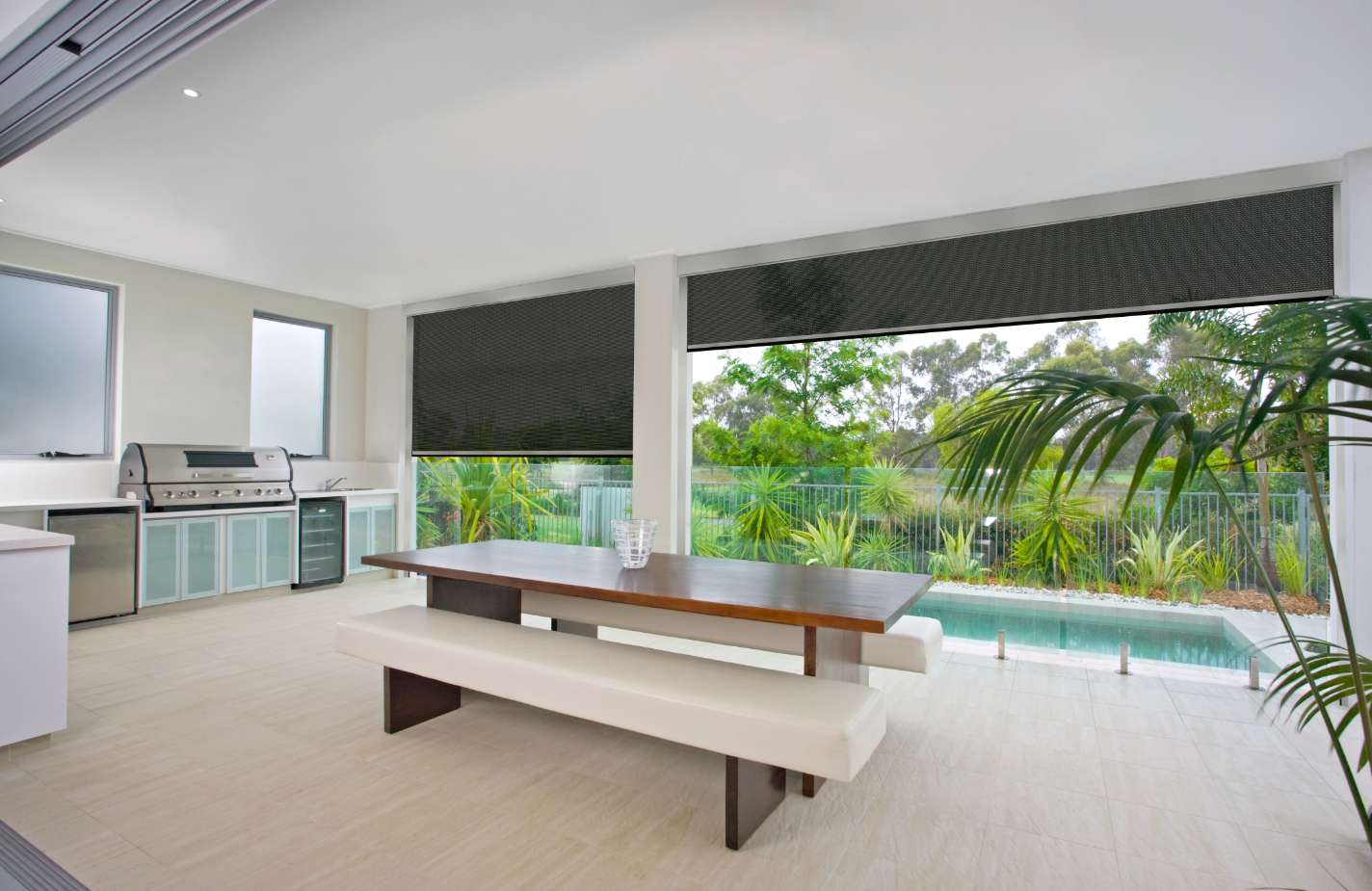 Covered outdoor kitchen and alfresco in Perth