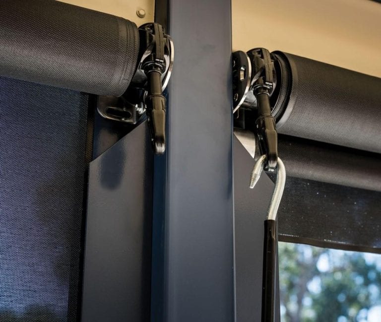 HD Channel outdoor blind install