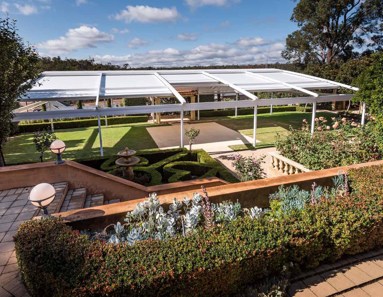 Masonmill Gardens, Retractable Roof System, Carmel, Perth Hills