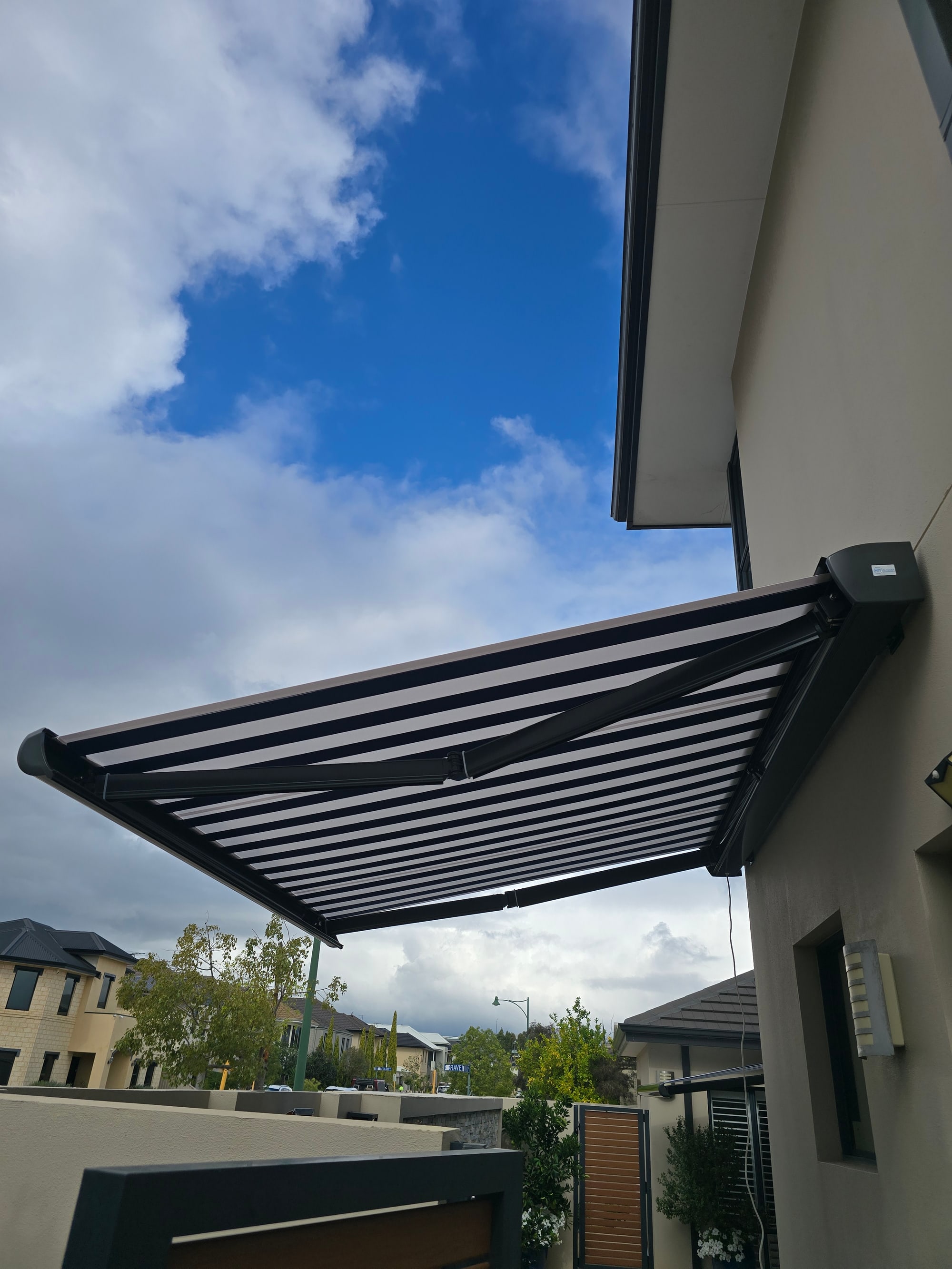 The Pool Cabana Cover install