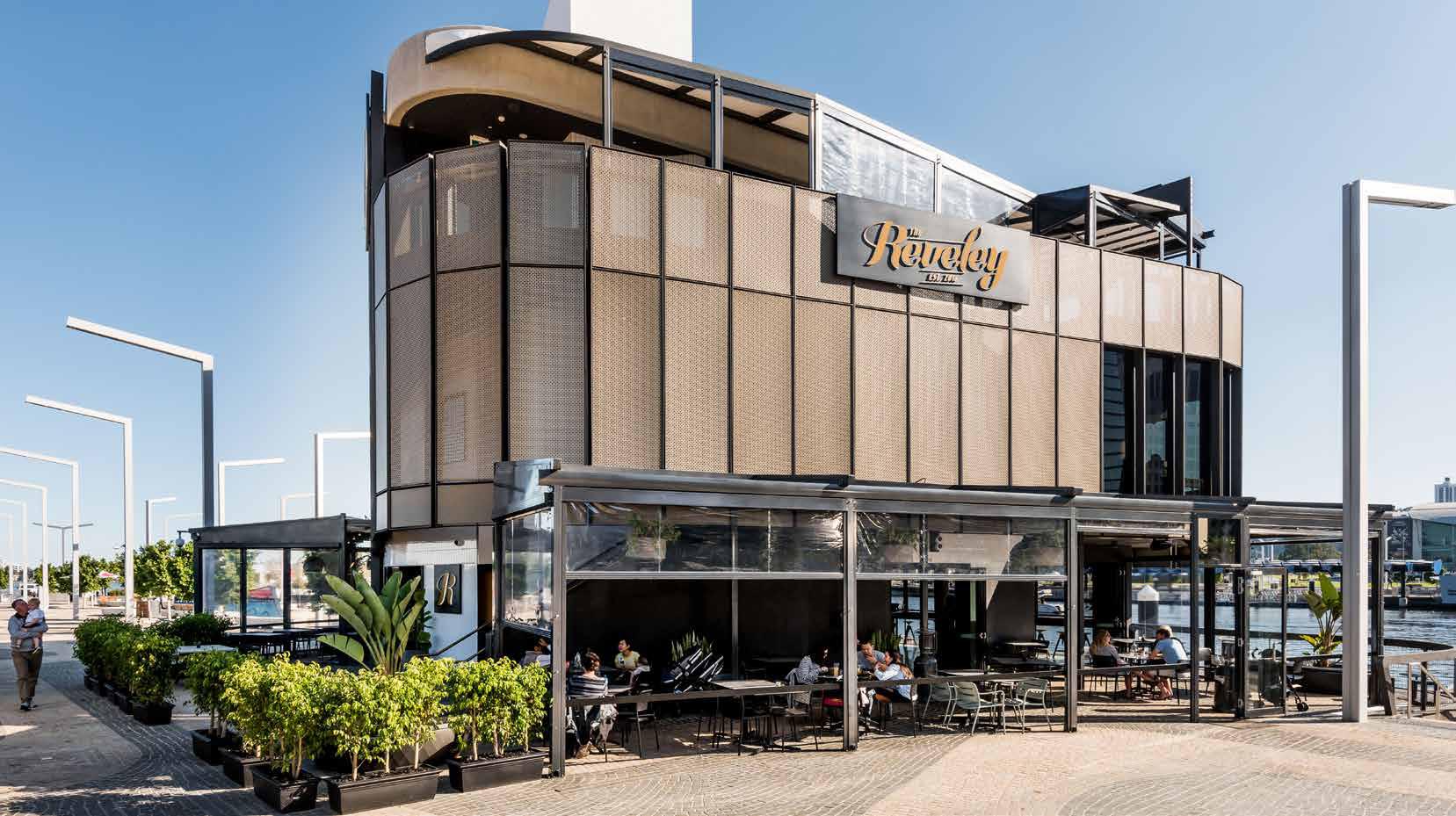 The Reveley install, Elizabeth Quay, Perth