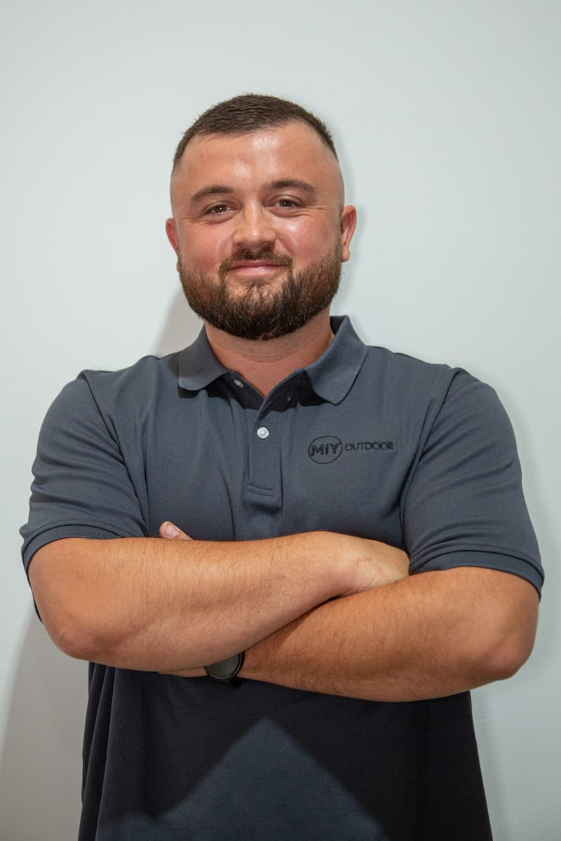 Jayden, Production Manager at MIY Outdoor