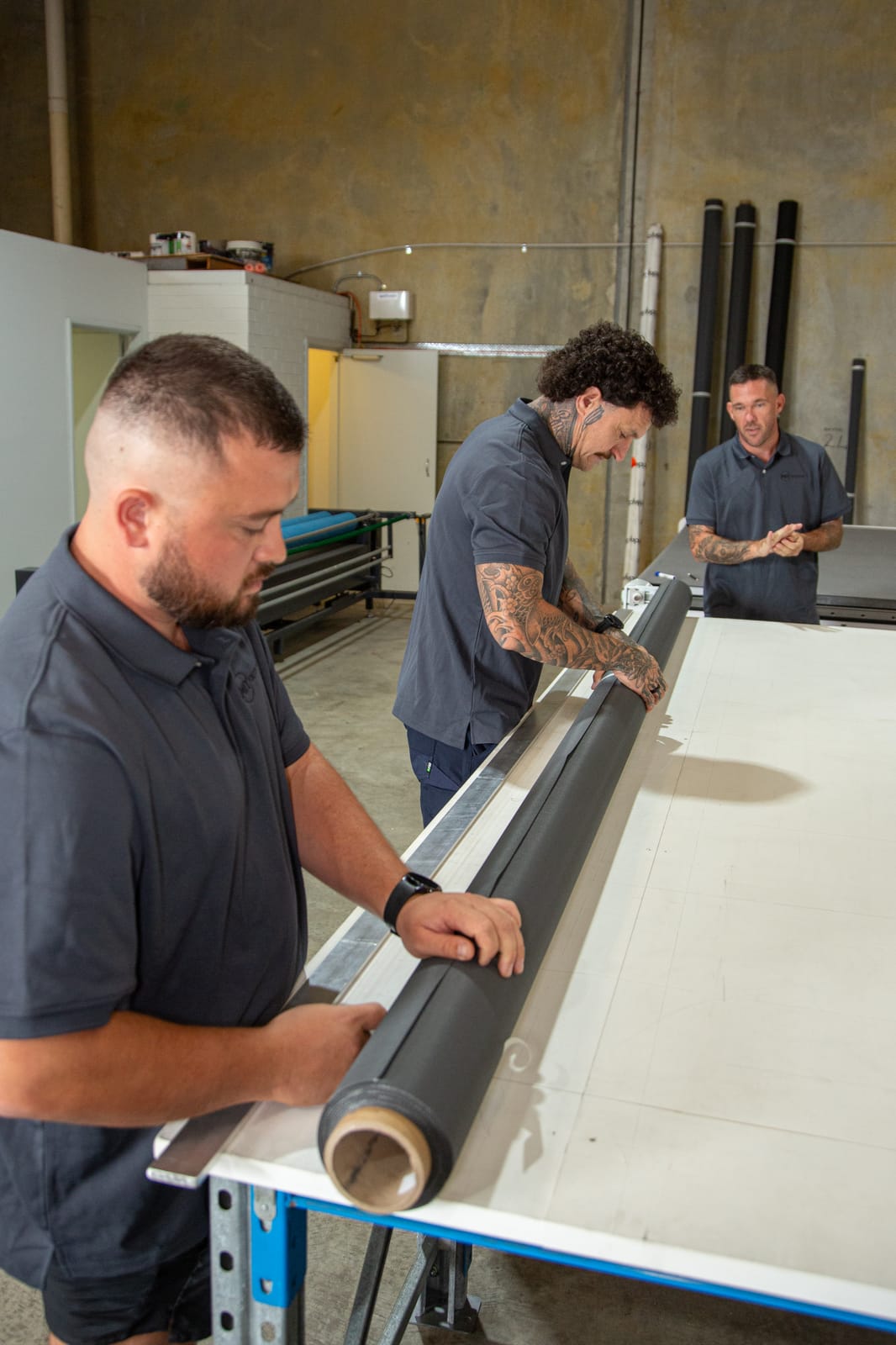 MIY Outdoor team at work in the Perth workshop
